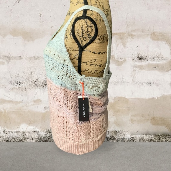 NWT Black Tape_ Ombré Crochet Boho Top Size XLP - Picture 8 of 11